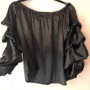 Nice black silky over the shoulder